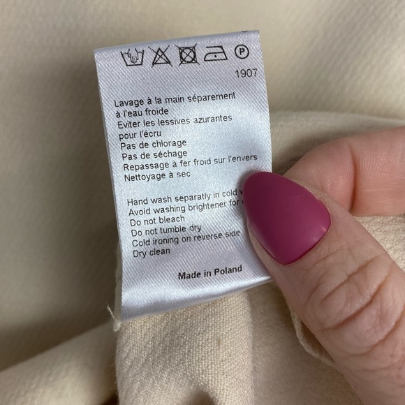 Ba&sh Daring Ruffle Sleeve Cream Top - Picture 9 of 10